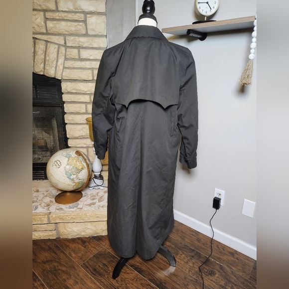 Vintage Heavy Duty London Fog Ladies Trench Coat Size 10 - Picture 5 of 11